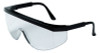 MCR Safety Tomahawk Protective Eyewear, Clear Lens, Scratch-Resistant, Black Frame, Nylon, 1/EA, #TK110