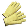 Anchor Products 4900 Series Standard Grain Pigskin Driver Gloves, Medium, Unlined, Tan, 12 Pair, #994M