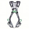 MSA V-FIT Full-Body Harness, RaceFLEX Buckle, Back and Hip D-Rings, Standard, 1/EA, #10194909