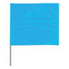Presco Stake Flags, 4 in x 5 in, 36 in Height, Blue Glo, 1000/BOX, #4536BG