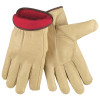 MCR Safety Insulated Drivers Gloves, Premium Grain Pigskin, X-Large, Jersey Lining, 12 Pair, #3450XL