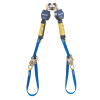 Capital Safety Nano-Lok Twin Leg Tie-Back SLR w/Twin Quick Connector, 9ft, 420lb Cap, 2 Legs, 1/EA, #3101374