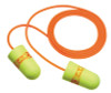 3M E-A-Rsoft SuperFit Earplugs 311-1254, Polyurethane, Red/Yellow, Corded, 200/BX, #7000002307