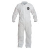 DuPont Proshield 10 Coveralls White with Elastic Wrists and Ankles, White, 4X-Large, 25/CA, #PB125SWH4X002500