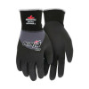 MCR Safety Ninja BNF Gloves, Medium, Black/Gray, 9 1/4 in, Work, 12 Pair, #N96793M