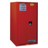 Justrite Safety Cabinets for Combustibles, Manual-Closing Cabinet, 96 Gallon, Red, 1/EA, #896011