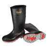 Servus XTP PVC Plain Toe Boots, 15 in H, Size 8, Black/Red/Gray, 1/PR #75108-080
