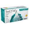 Ansell Touch N Tuff Disposable Gloves, Powder Free, Nitrile, 4 mil, 9.5 - 10, Green, 1/BX, #105080