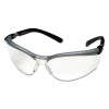3M BX Safety Eyewear, Clear Lens, Anti-Fog, Hard Coat, Black/Silver Frame, Nylon, 20/CA, #7000052795