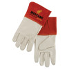 MCR Safety Mig/Tig Welders Gloves, Premium Grain Cowhide, X-Large, Beige, 12 Pair, #4950XL