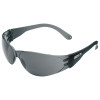 MCR Safety Checklite Safety Glasses, Gray Lens, Scratch-Resistant, Smoke Frame, 1/PR, #CL112