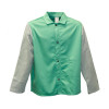 STANCO Flame Resistant Jackets, Medium, Cotton Blend, Green, 1/EA, #FR630MT