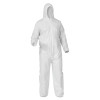 Kimberly-Clark Professional KLEENGUARD? A35 Coveralls, White, Medium, Elastic, Zipper Front, 1/CA, #38948