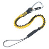 Capital Safety Python Safety Hook2Loop Bungee Tether, 31"-52", Carabiner, 35 lb Cap, Yellow, 1/EA, #1500049