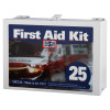 First Aid Only 25 Person Industrial First Aid Kits, Steel (non-gasketed), Wall Mount, 1/KIT, #6086