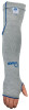 MCR Safety Dyneema Sleeves with Thumbhole, 7 Gauge Dyneema, 18 in Long, Gray, 1/EA, #9318D7T