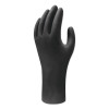 SHOWA 6112PF Biodegradable Nitrile Disposable Gloves, Small, Black, 4 mil, 1/DI, #6112PFS