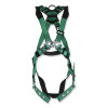 MSA V-FORM? Full-Body Harness, Back D-Ring, Qwik-Fit? Buckles, X-Small, 1/EA, #10197195