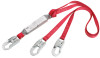 Capital Safety PRO Shock Absorbing Lanyard, 6 ft, Self-Locking Connection, Snap Hook, 2 Legs, 1/EA, #1342001