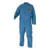 Kimberly-Clark Professional KLEENGUARD A20 Breathable Particle Protection Coveralls, Blue, Large, Zip Front, 24/CA, #58533