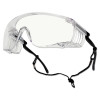 Bolle Override Safety Glasses, Clear Poly Anti-Fog/Anti-Scratch Lens, Black Frame, 1/PR, #40054