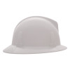 MSA Topgard Full Brim Hard Hats, Fas-Trac III Suspension White, 1/EA, #475393