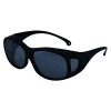 Kimberly-Clark Professional V50 OTG* Safety Eyewear, Smoke Mirror Lens, Anti-Fog/Anti-Scratch, Black Frame, 1/EA, #20747