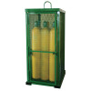 Saf-T-Cart? Storage Series Cylinder Cage, Locking Door, (12) Hi-Pressure Cylinders, 1/EA, #STS12