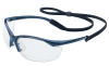 North by Honeywell Vapor Eyewear, Clear Lens, Polycarbonate, Hard Coat, Metallic Blue Frame, Nylon, 1/PR, #11150900