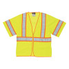 MCR Safety WCCL3L Luminator Safety Vests, 2X-Large, Fluorescent Lime, 1/EA, #WCCL3LX2