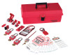 Master Lock Safety Series Personal Lockout Kits, Electrical, Zenex Thermoplastic Padlocks, 1/EA, #1457E410KA