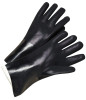 Anchor Products 14 in Long PVC-Coated Jersey-Lined Gloves, Black, 12 Pair, #J1047RF