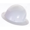 MSA Skullgard Full Brim Hard Hat, Staz-On, White, 1/EA, #454665