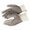 MCR Safety 9600 String Knit Gloves, Knit-Wrist, String Knit, Small, Brown;White, 12 Pair, #9660S