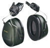 3M Optime 101 Earmuffs, 24 dB NRR, Dark Green, Cap Attached, 1/EA, #7000009668