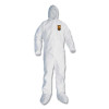 Kimberly-Clark Professional KLEENGUARD A20 Breathable Particle Protection Coveralls, 4XL, Hood/Boots, Zip, 20/CA, #49127