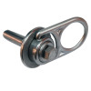 Honeywell Swivel Anchor with D-Ring, 5K Stainless Steel Plated, Concrete Mounting Hardware, 1/EA, #RACSWS100C316