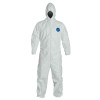 DuPont Tyvek 400 Hooded Coveralls w/Elastic Wrists/Ankles, White, 6XL, 25/CA, #TY127SWH6X002500