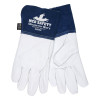 MCR Safety Gloves For Glory, Leather, Medium, White, 6/CA, #4850KMED