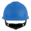 MSA V-Gard Cap-Style Hard Hat with Fas-Trac III Suspension, Matte, Blue, 1/EA, #10203082