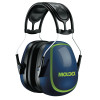 Moldex MX Series Earmuffs, 27 dB, Black/Blue/Green, Headband, 1/EA, #6120