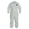 DuPont ProShield NexGen Coveralls with Elastic Wrists and Ankles, White, 5X-Large, 25/CA, #NG125SWH5X002500