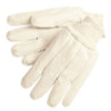 MCR Safety Cotton Canvas Gloves, Mens-One Size, Knit-Wrist Cuff, 12 Pair, #8300C