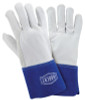 West Chester Premium Grain Goatskin Welding Gloves, Goatskin, Pearl, 12 Pair, #6142L