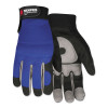 MCR Safety Fasguard Multi-Task Gloves, Blue/Black/Gray, Medium, 12 Pair, #905M