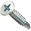 #6-20 x 1/2" F/T Phillips Flat Head, #2 Point Self Drilling Screws Zinc Cr+3 (10,000/Bulk Pkg.)