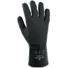 SHOWA Black Knight PVC Gloves, Large, Black, 12 Pair, #7712R10