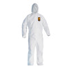 Kimberly-Clark Professional KLEENGUARD A20 Breathable Particle Protection Coveralls, 2XL, Hood, Zip, 24/CA, #49115