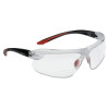 Bolle IRI-s Series Safety Glasses, Clear Lens, Platinum Anti-Fog and Anti-Scratch, TPR, 10/BX, #40223