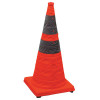 Cortina Pack and Pop Collapsible Safety Cone, 12 x 12 x 28, Orange, Nylon, 1/PK, #350103
